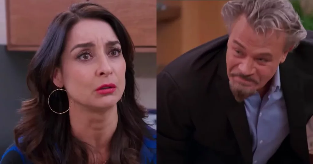 Natália e Adriano em Minha Fortuna é te Amar (Foto: Reprodução)