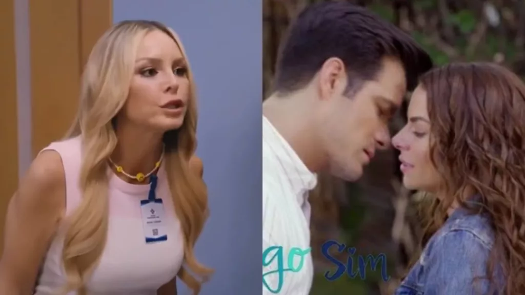 Leonardo termina com Salma e pede Ângela em namoro na novela Contigo Sim, (Foto: Divulgação)