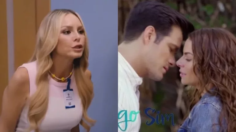 Leonardo termina com Salma e pede Ângela em namoro na novela Contigo Sim, (Foto: Divulgação)