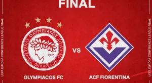 Onde assistir Olympiacos x Fiorentina: Escalações, horários e palpites