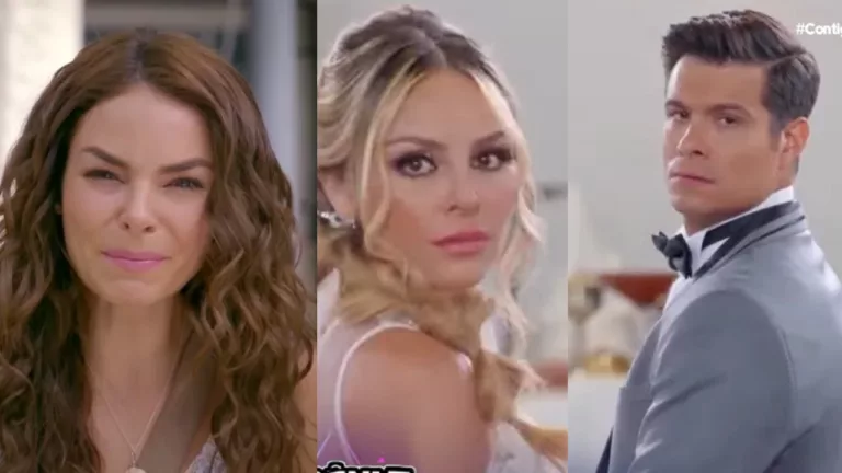 Ângela invade casamento entre Salma e Leonardo (Foto: Divulgação)