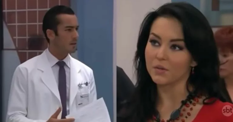 Mariano confronta Teresa na novela mexicana exibida pelo SBT (Foto: Reprodução)