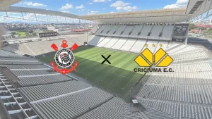 Onde assistir Corinthians x Criciúma ao vivo pelo Brasileirão