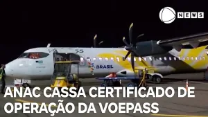 Anac cassa certificado de operação da Voepass por falhas graves em sistemas da empresa