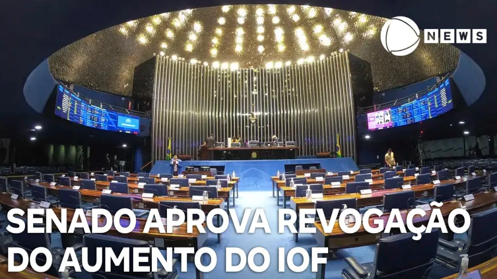 Senado aprova proposta que derruba aumento do IOF